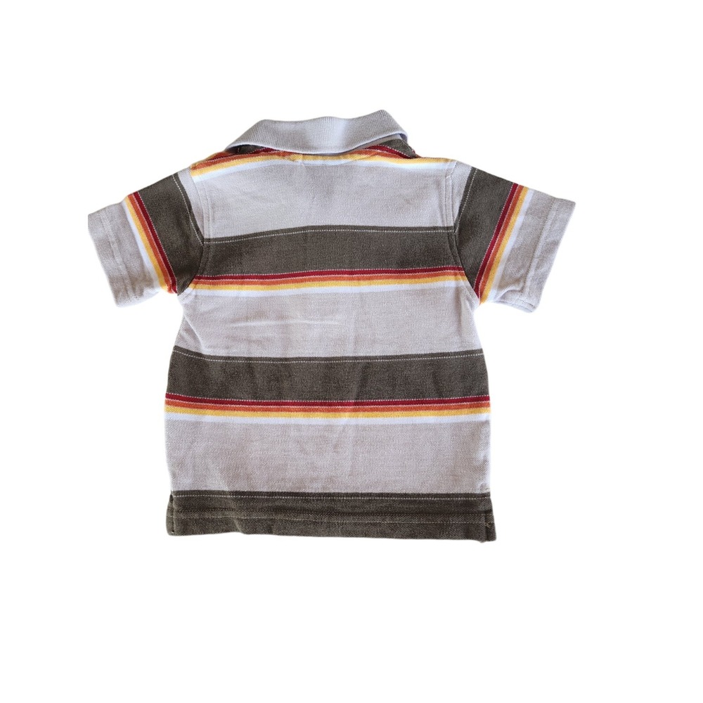 Wrangler Infant Size 12 Months Striped‎ Short Sleeve Polo Shirt - Picture 4 of 5